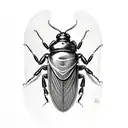 beetlejuice beetle  tattoo design idea