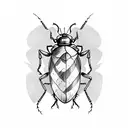 beetlejuice beetle  tattoo design idea