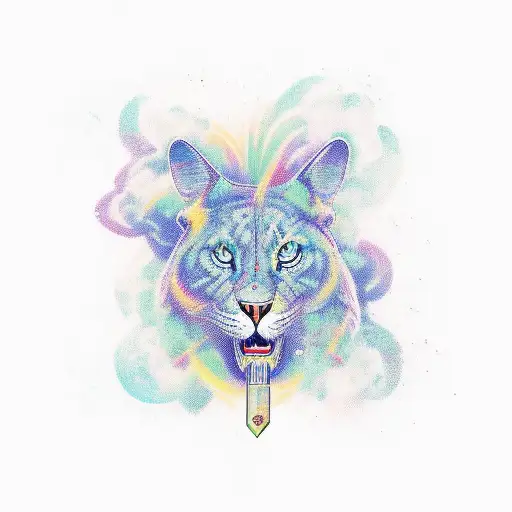 nas the rapper logo tattoo design idea