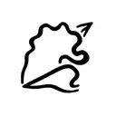 fire smokes v shape tattoo design idea