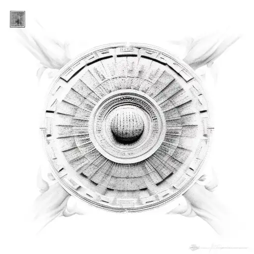 Pantheon tattoo design idea