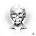 Memorial of grandma tattoo design idea
