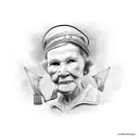 Memorial of  dutch grandma who survived WW2 tattoo design idea