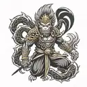 Sun Wukong tattoo design idea