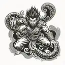 Sun Wukong tattoo design idea