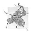 kabuki tattoo design idea