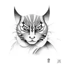 kabuki tattoo design idea