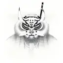 kabuki tattoo design idea