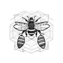 Honey Bee tattoo design idea