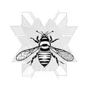 Honey Bee tattoo design idea