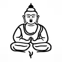 budha tattoo design idea