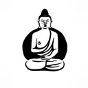 budha tattoo design idea