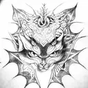 Rahu tattoo design idea