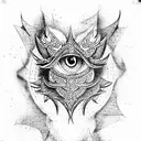 Rahu tattoo design idea