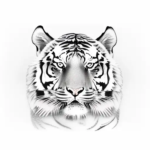tiger tattoo design idea