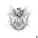 full sleeve spitfire baby tattoo design idea