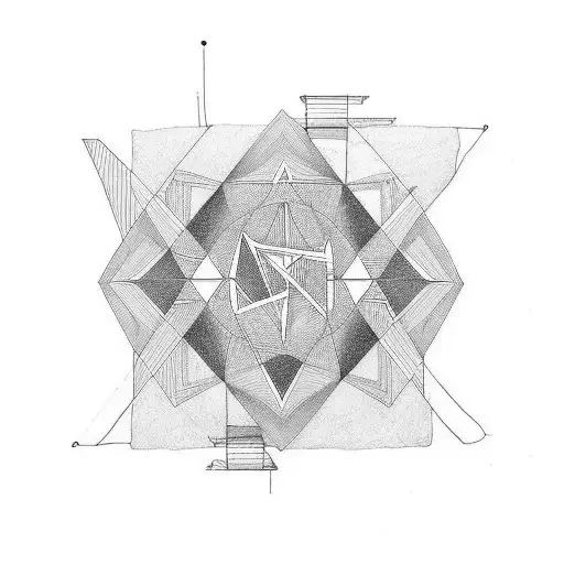 really simple fine line that represents how music lets you forget about everything else tattoo design idea