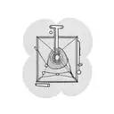 really simple fine line that represents how music lets you forget about everything else tattoo design idea