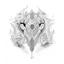 guarda mapuche tattoo design idea