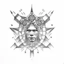 guarda mapuche tattoo design idea