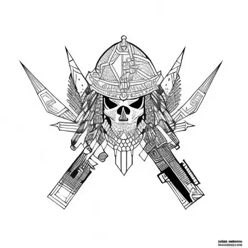 code warfare native theme  tattoo design idea