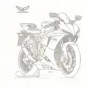 yamaha r1 tattoo design idea