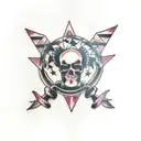 punk rock tattoo and 90s tattoo design idea