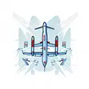 Aircraft tattoo design idea