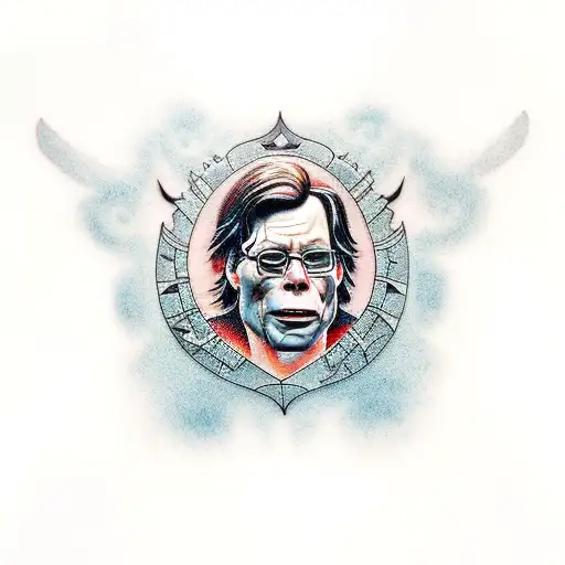 stephen king characters tattoo design idea