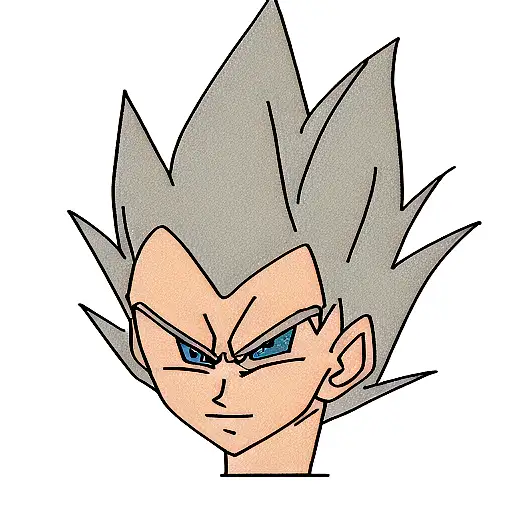 Vegeta ultra ego tattoo design idea