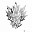 escudo de colo colo tattoo design idea