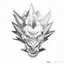 escudo de colo colo tattoo design idea