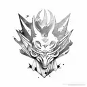 escudo de colo colo tattoo design idea