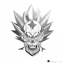escudo de colo colo tattoo design idea