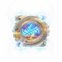 infinity sign compared of half fire and half ice tattoo design idea