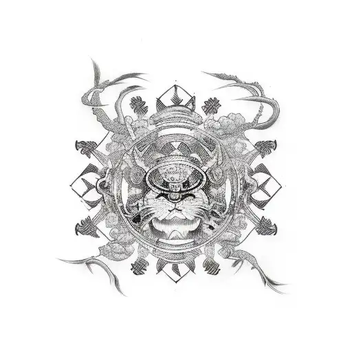 namakubi tattoo design idea