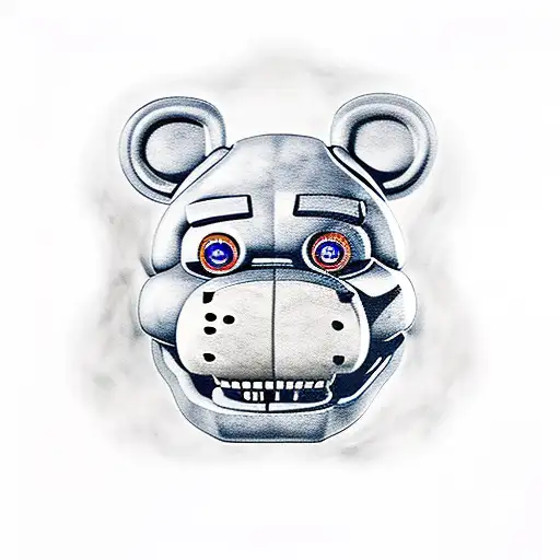 five nights at freddy's 1 tattoo design idea