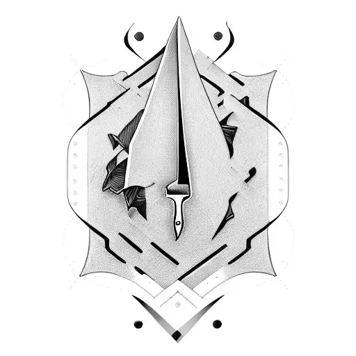 scissors  tattoo design idea
