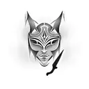 scissors  tattoo design idea