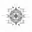 scissors  tattoo design idea