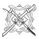 Sword tattoo design idea