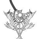 Sword tattoo design idea