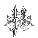 Sword tattoo design idea