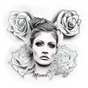 mom tattoo design idea