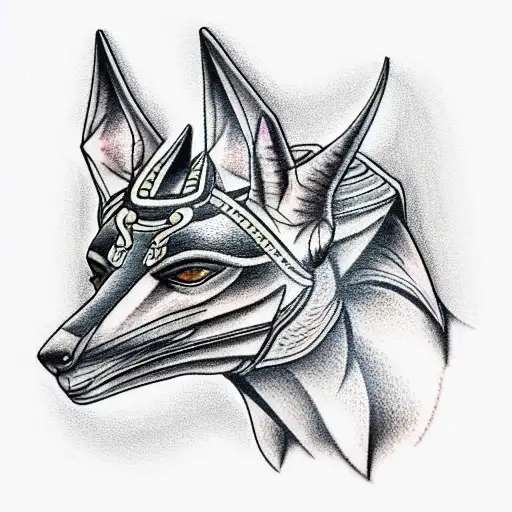 Anubis tattoo design idea