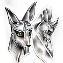 Anubis tattoo design idea