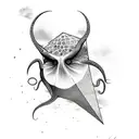 family tree triangle eudaimonia octopus  tattoo design idea