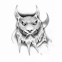 pantera negra tattoo design idea