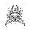 Umbreon tattoo design idea