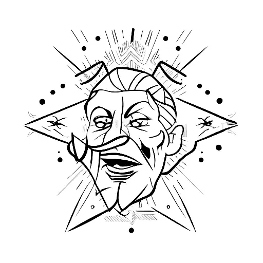 ice skating man  tattoo design idea